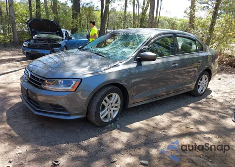 2018 Volkswagen Jetta 1.4T S из США, поврежденный, VIN 3VW2B7AJ5JM257735